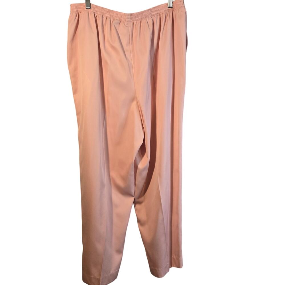 Alfred Dunner 18W Peach Pull On Pants/Trousers [0388] - Picture 2 of 8